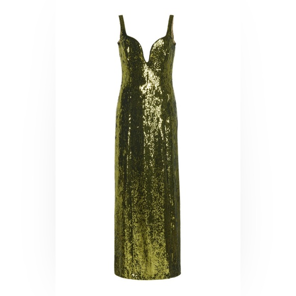 Galvan London Savannah Sequined Tulle Midi Dress - Picture 8 of 11